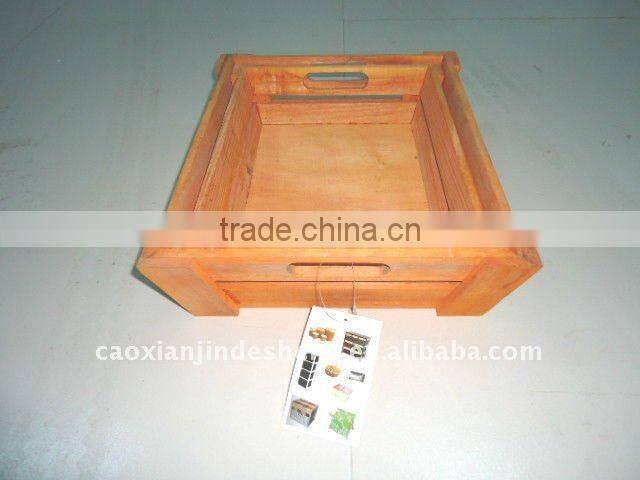wooden storage box