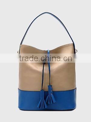 women leather bucket bag designer tote bag