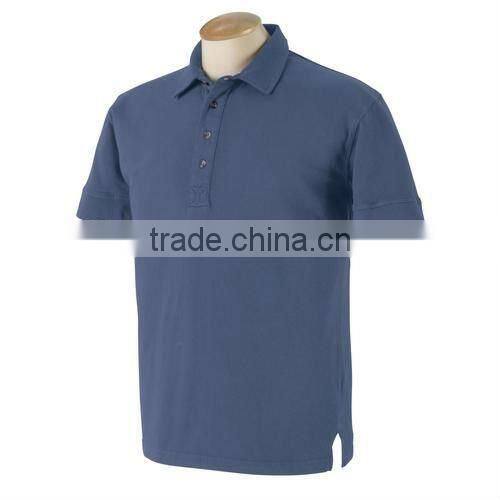 Pique Polo with Wide Stripe Trim 12037