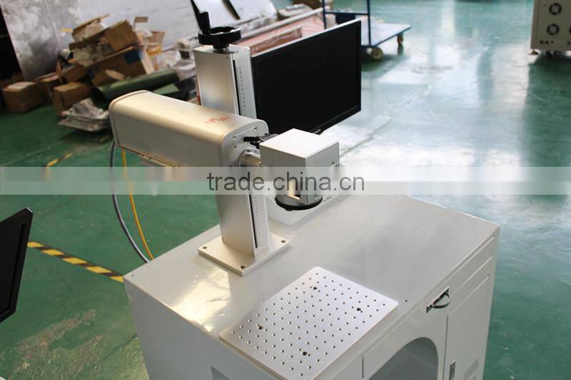 Metal/steel/gold/silver/logo/PCB/keyboard fiber laser marking machine price / portable laser marker