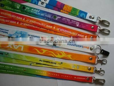 polyester lanyard strap with plastic buckle