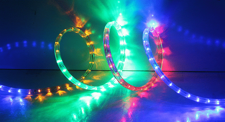 2016 Hotsale America Market Outdoor Use Color Changing Soft led Rope Light