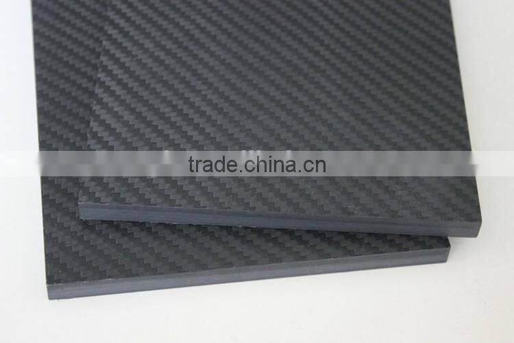 UV resistant ,High Strength, Light Weight 3K carbon fiber cnc plates apply in RC hobby quad helico factory direct made