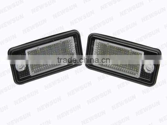 Factory Supply Led License Plate Lamp For Audi Q7 Ultra Bright Led Number Plate Lamp For Audi