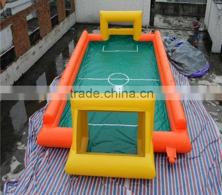 hot sale Giant inflatable football arena/inflatable water soccer field/inflatable paintball field for inflatable play equipment