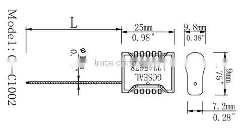 Chinese Products Wholesale truck seal GC-C1002