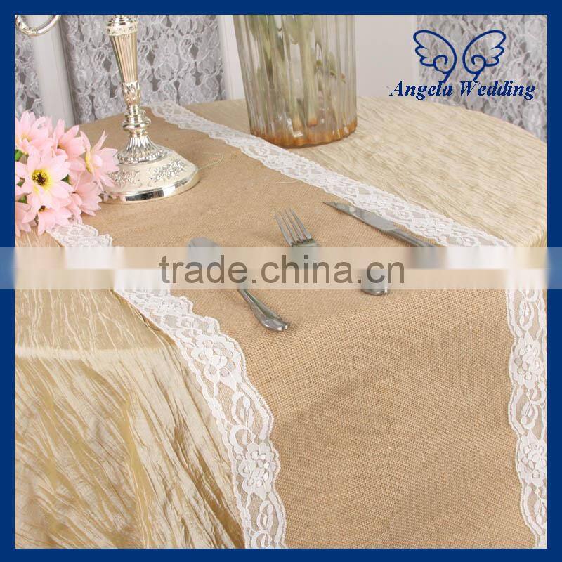 SH013E Wholesale 2015 elegant fancy hessian wedding burlap chair sash