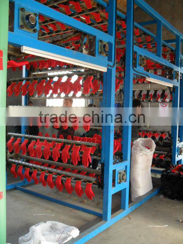 100% COTTON JERSEY HALF COATED NITRILE GLOVE