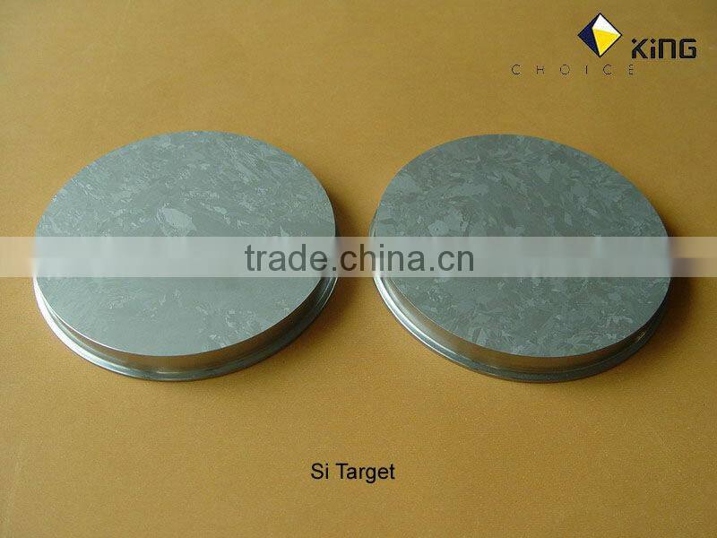 Silicon targets Si Res.>100ohm-cm silicon 5N