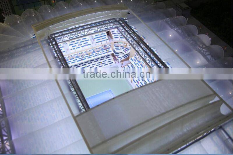 Soccer Stadium 3D Maquette miniature building model