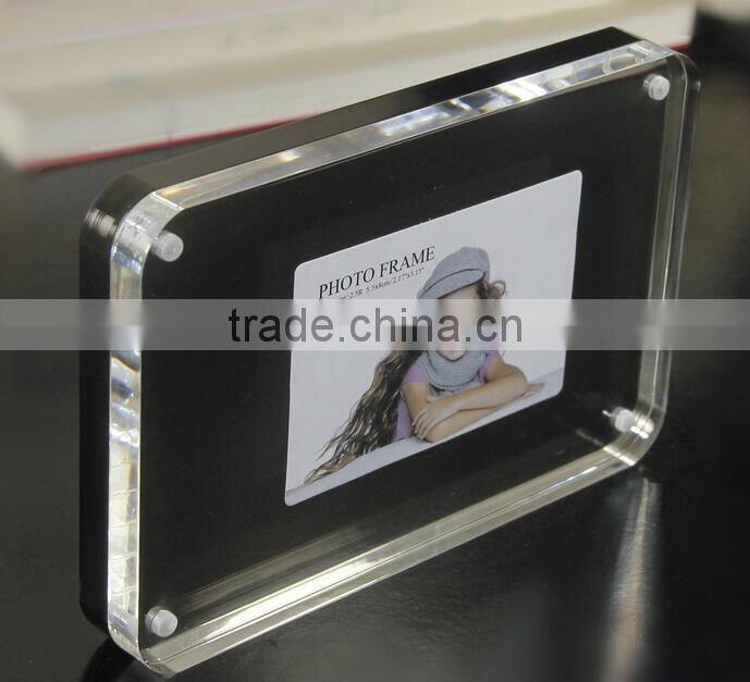 2016 christmas acrylic magnetic gift photo frame