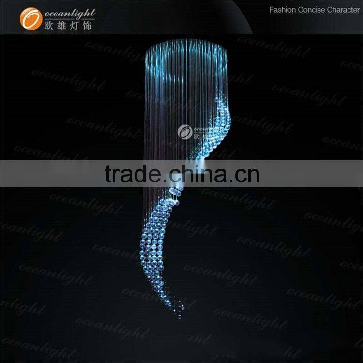 spiral fiber optic pedant lamp for club decoration OM100