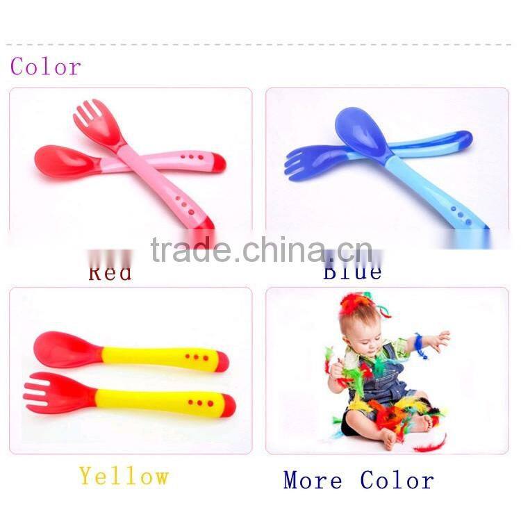 Baby Temperature Color Changing Plastic Spoon And Fork Price, Mini Plastic Spoon For Children
