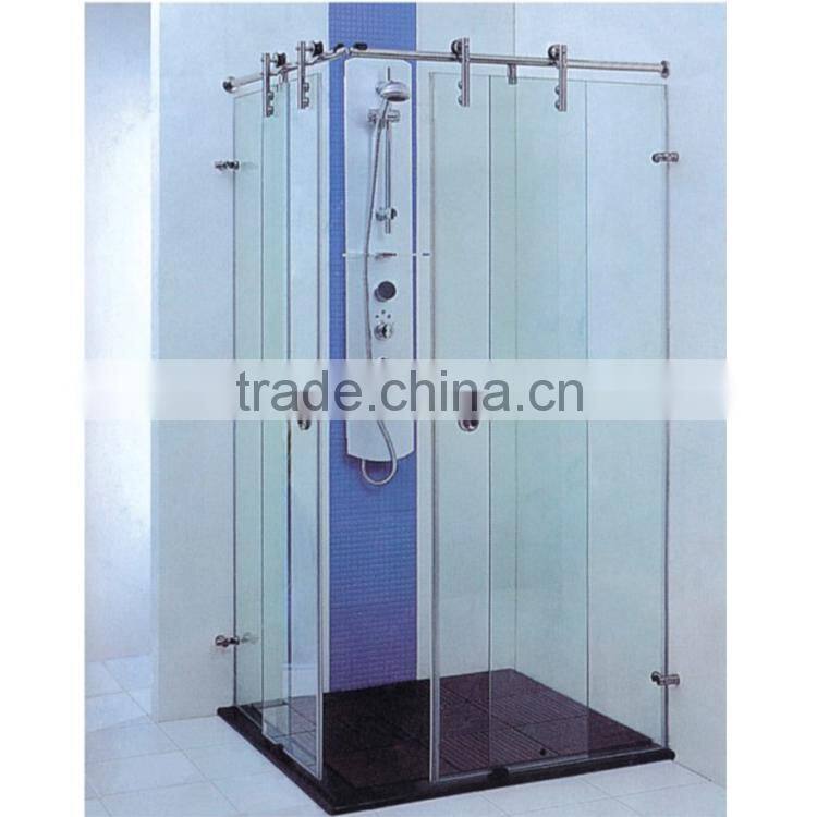 2015 hot sell construction designer glass bathroom door roller