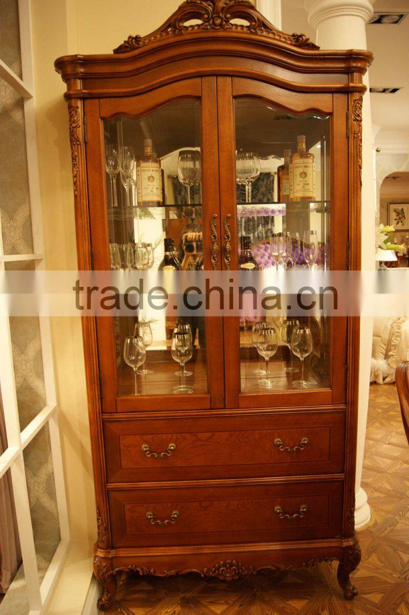 Traditional Chinese style Wooden wine cabinet,retro cellarette