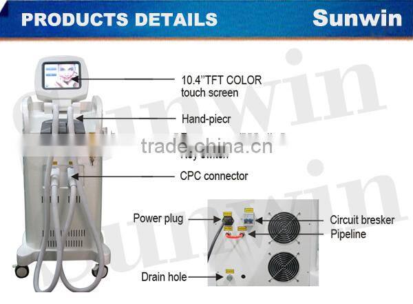 ipl shr germany lamp beauty machine for sale