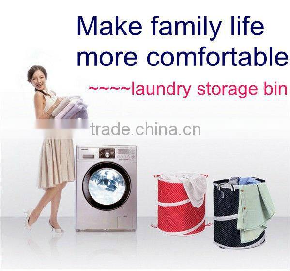 Popular and easy placement moveable laundry basket