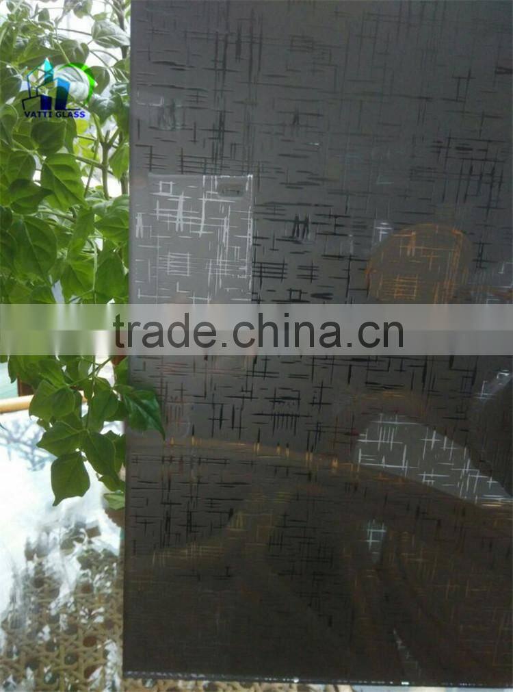 10mm 12mm acid etching office partition glass wall acid etched glass partition wall