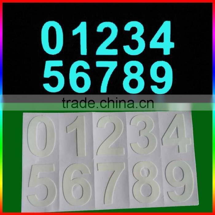 round glow in dark label, luminous adhesive stickers