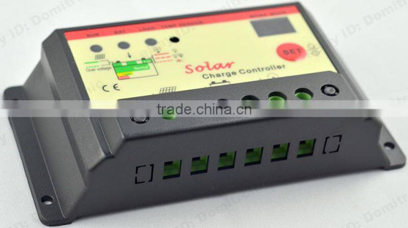 wind generator battery solar street light charge controller 12V/24VDC Light&Timer Charger 10A