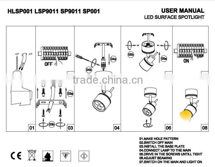 aluminium MR16 halogen spotlight