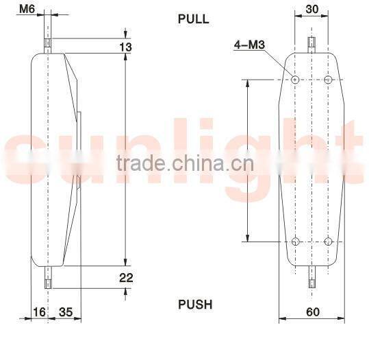 Auxiometer Analog Push and Pull Force Gauge 22LB/10KG ALB-20