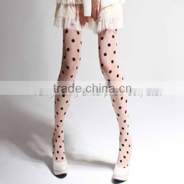 Manufacturer Lady Fashion Dot Pattern Sexy Tights