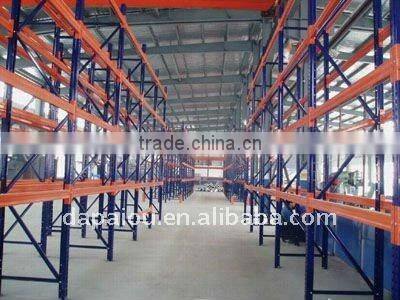 Drive-in pallet racking for warehouse storage