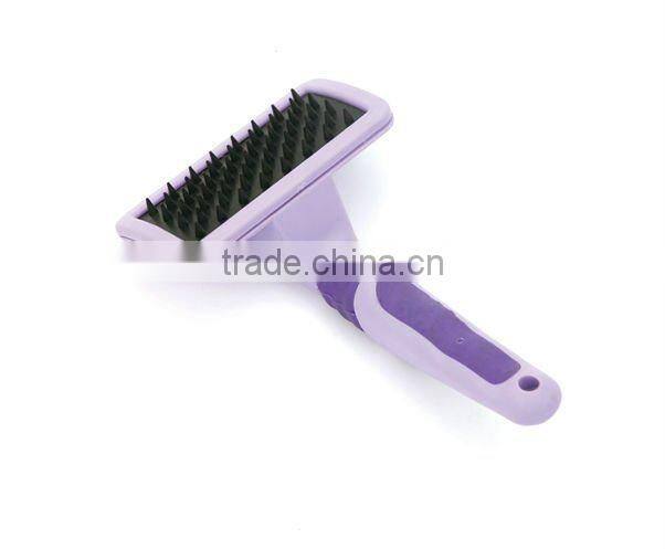 rubber needle pet grooming brush