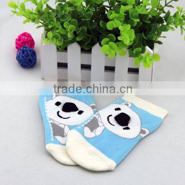 GSB-10 Cute design cotton custom baby socks 3D with different design and color