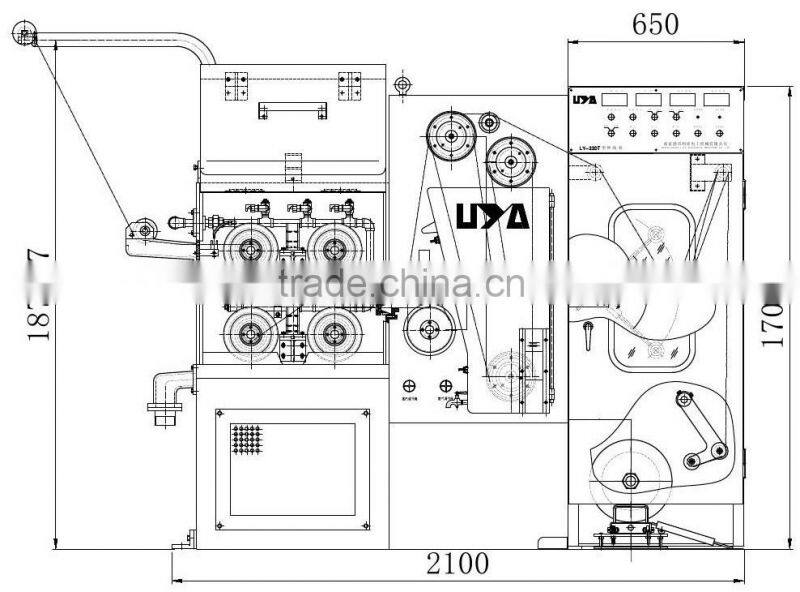 Aluminium/ alloy/copper Fine Wire cold drawing machine
