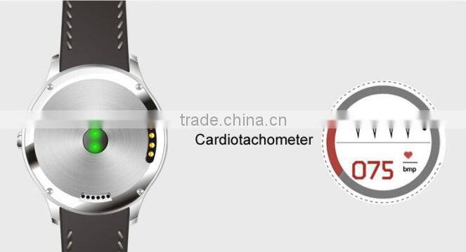 Android 5.1 OS MTK6580 Quad Core I2 Smart Watch Heart Rate Monitor Smartwatch With 3G Wifi Bluetooth GPS Google Play Store