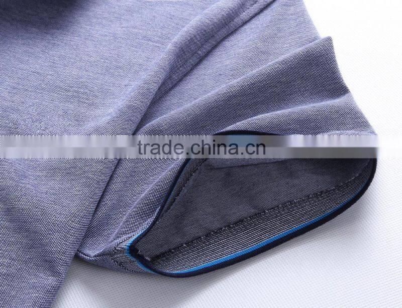 2016 Casual Solid Slim Fit Cotton Polo Shirts Short Sleeve for Business Men