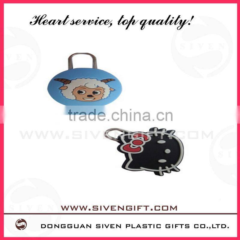 OEM Design rubber Zipper Puller