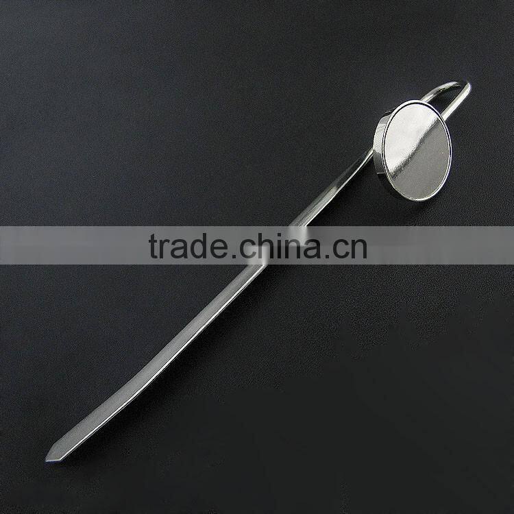 Wholesale cheap blank custom metal bookmark/book mark