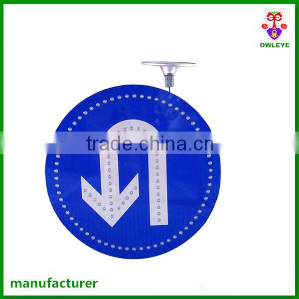 intelligent solar led traffic arrow light,solar road safety sign