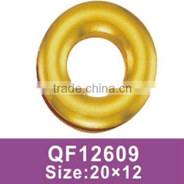 QF12609 Gold round bag eyelet making machines