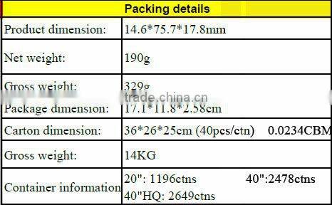 high capacity 8000aAh touch screen famous brand mobile power bank