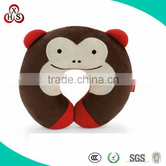 Funny Customed Soft Promotional Gift U-Shape Baby Pillow For Whalesale