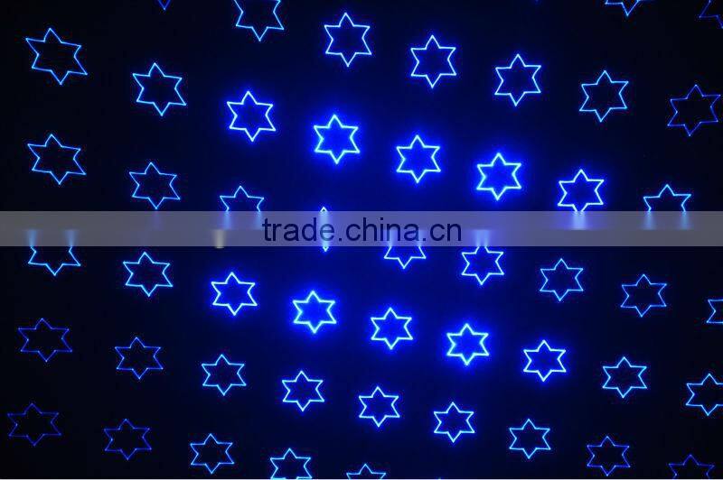 Professional Blue Animation twinkling DJ Disco laser lighting show equipment