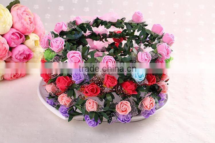 Wholesale floral hairband flower headband, flower tiara, bride wedding hairband