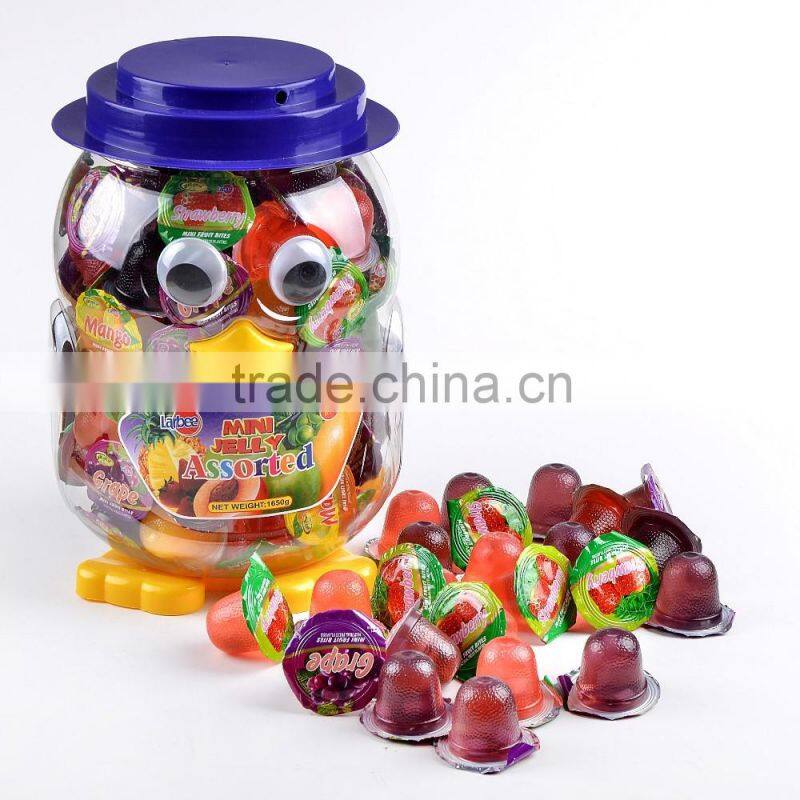 Bulk Packing Halal Healty Food Mini Mixed Fruit Jelly Cup