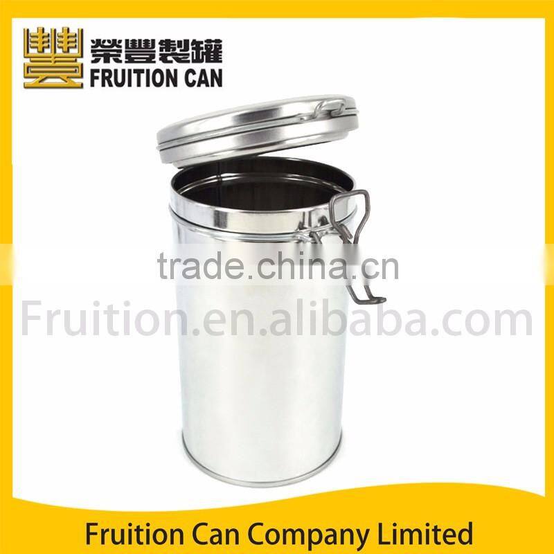 Small Round Air-tighted Tea Coffee Tin Container