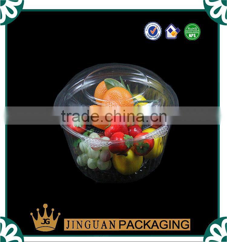 Disposable plastic PET fruits food packaging boxes