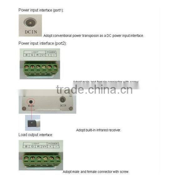 Flashing LED Strips 24-key LED Infrared Controller/IR Controller Aluminum Infrared Controller