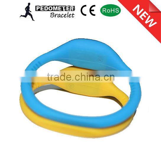 Free sample pedometer wristband fitness tracker