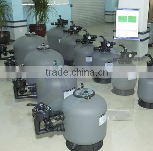 Side mount swimming pool sand filter for reverse osmosis