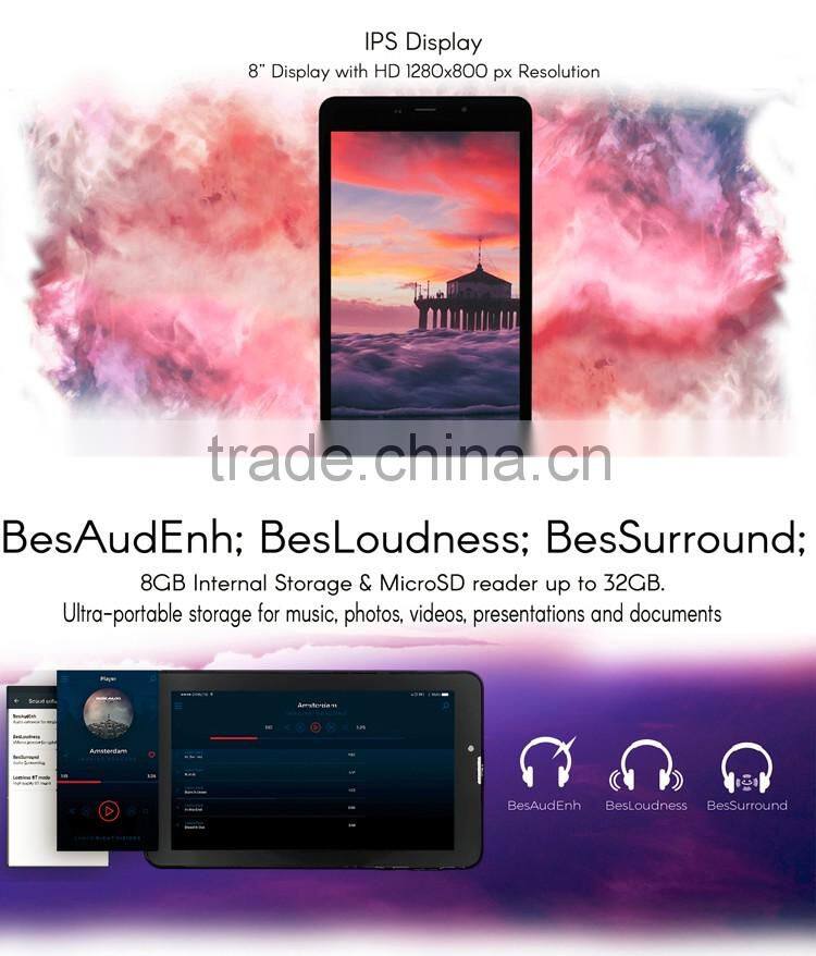 2016 shenzhen china 8 inch multi touch screen android 6.0 4g tablet pc factory