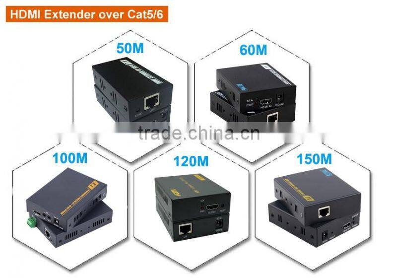 good quality and hot selling Pinwei PW-DT209 H.264 Encoder Long Range 200m ( 660FT) HDMI to Ethernet Extender with IR&RS232