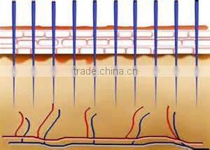 NL-DRS540 derma roller Micorneedle with Gold hanle for skin rejuvenation Anti-aging treatment beauty derma rolling system